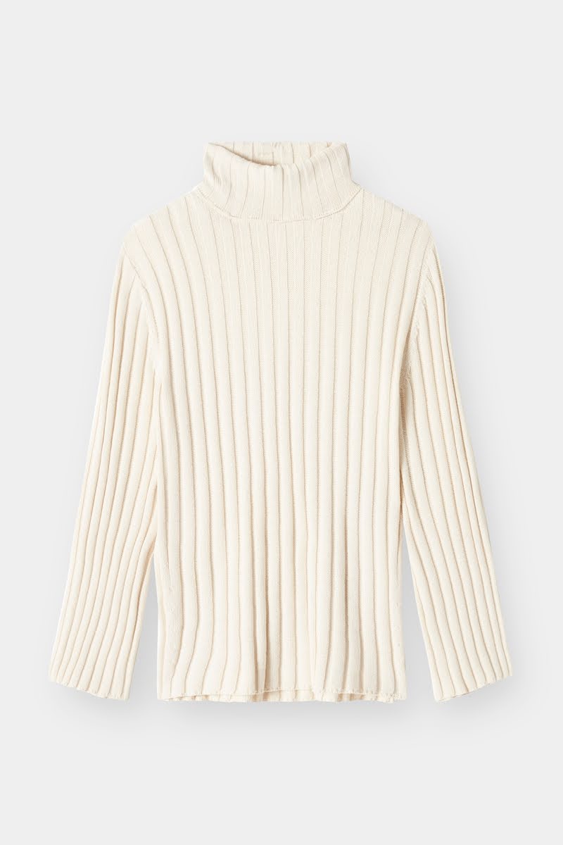 THE CLASSIC TURTLENECK - ECO WHITE