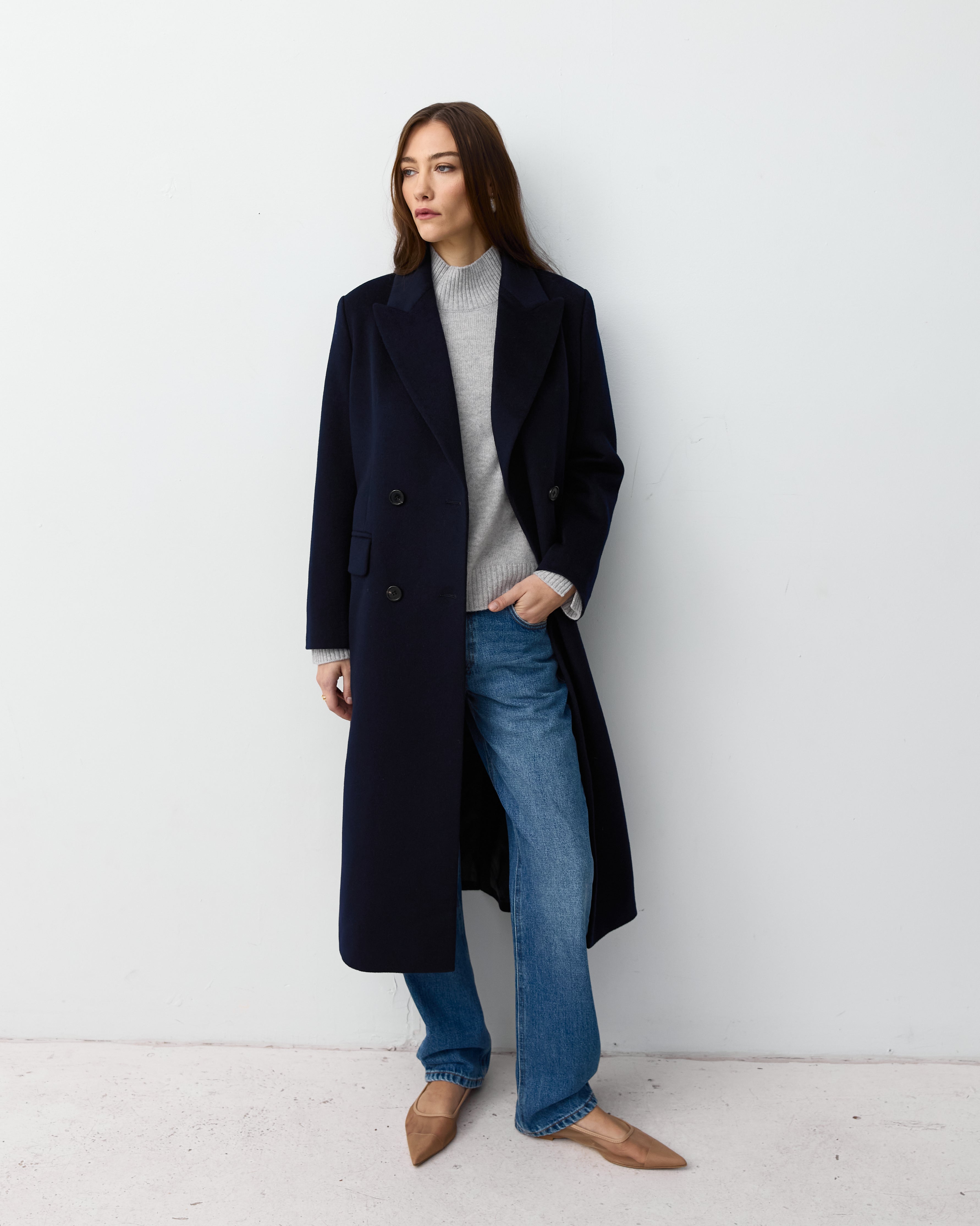 Overcoat NYC オーバーコート Navy Size:2 Overcoat NYC オーバーコート Navy Size:2 OVERCOAT】ナイロンパファー