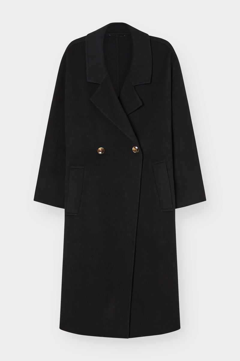 THE LONDON COAT - BLACK – THE CURATED